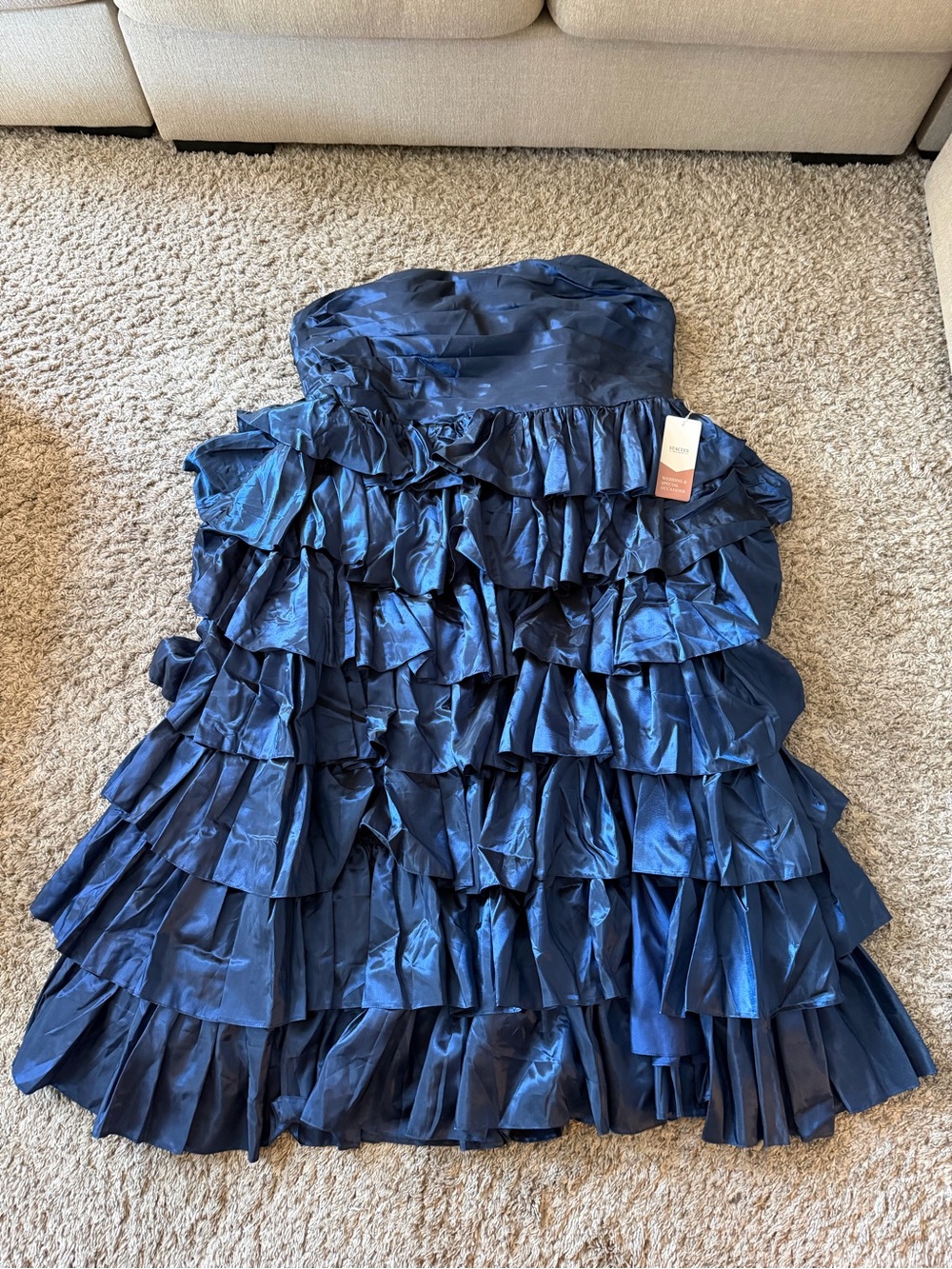 Plus Size Stacees Ruffle Maxi Dress